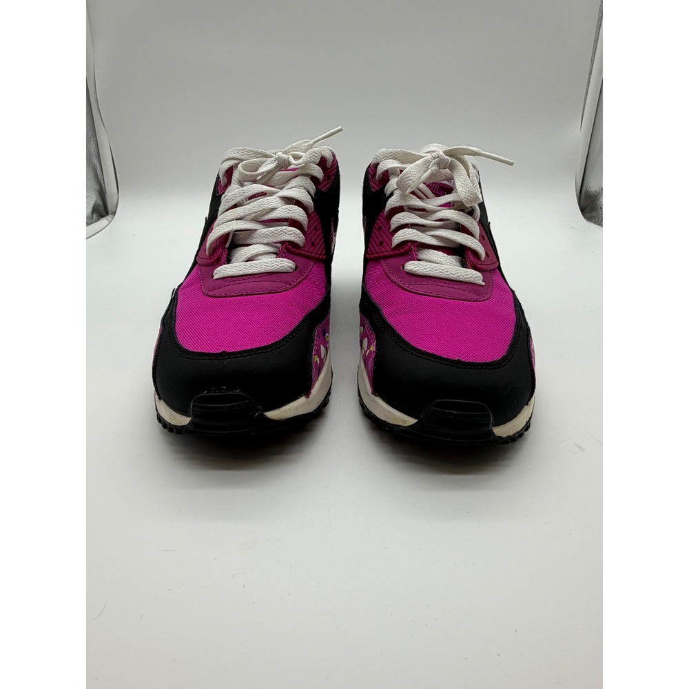 Nike Air Max 90 GS Fuschia Confetti Sneakers Size 7Y/8.5 Women's - Picture 2 of 9